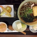 agemochi(fried mochi) soba set