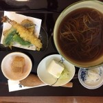 kake soba (regular soba) set