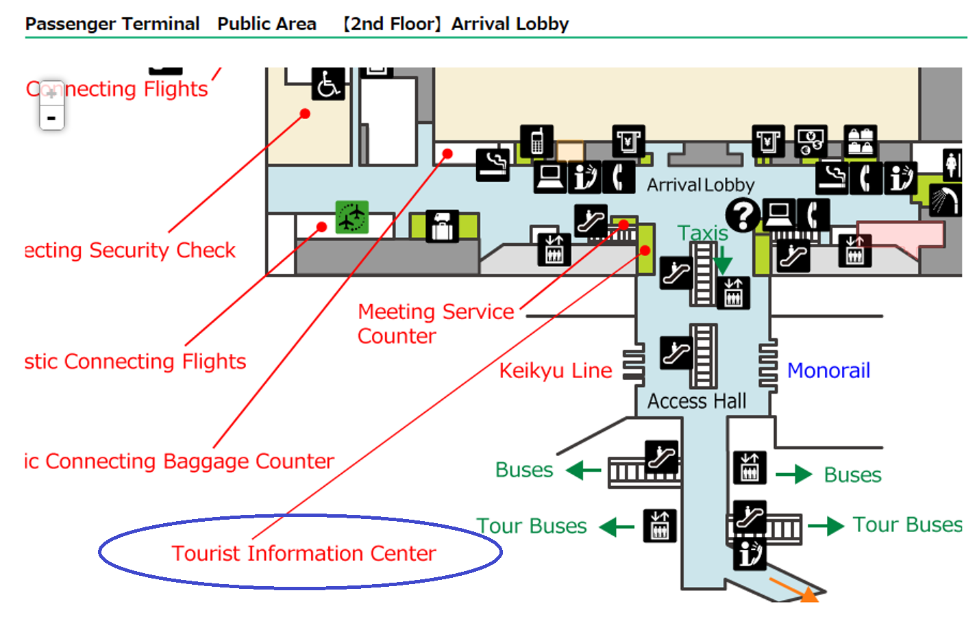 Tokyo Haneda Airport Terminal Map