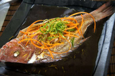 Steamed Fish with Yuzu-soy Sauce