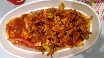 Kebab Rice with Mashed Potato