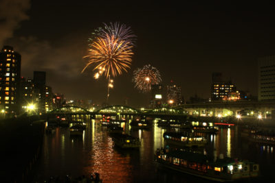 7月　隅田川花火大会（浅草）4