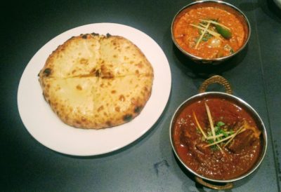 Curry and Cheese Naan