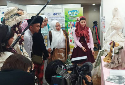 Generation M Design Award Finalists was visiting Lolita booth and checking on Lolita Hijab