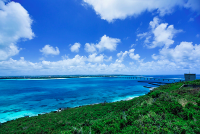 Okinawa as a famous resort in Japan