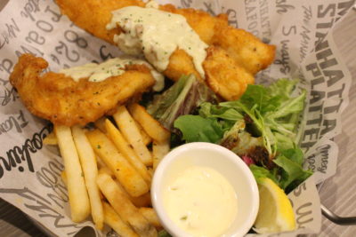 The popular fish & chips. Here is fish & chips (dory)